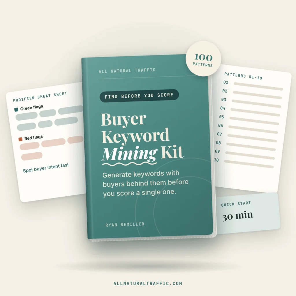 Buyer Keyword Mining Kit